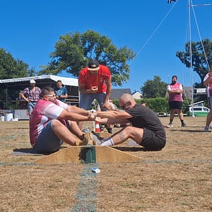 Finale du championnat de bretagne de bazh yod 2025 entre Alexis et Thibault