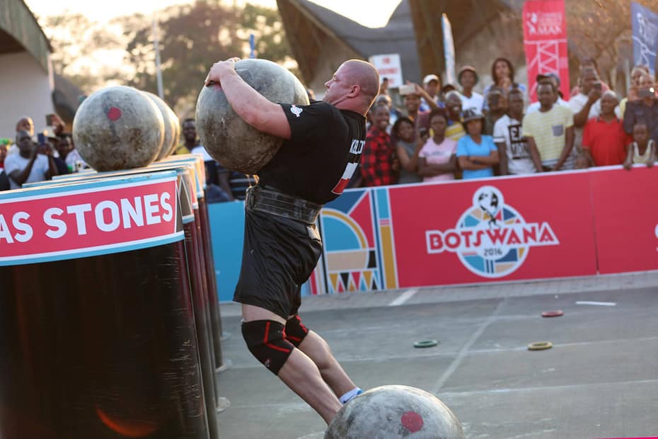 WSM 2016 - Mateusz Kieliszkowski sur l'épreuve des pierres d'atlas